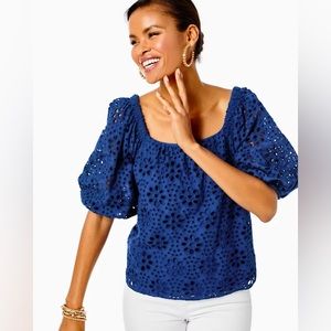 Lilly Pulitzer Kerrigan Elbow Sleeve Top